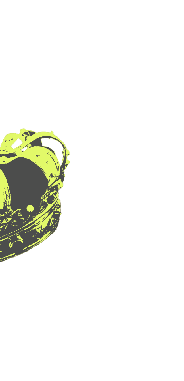 Left crown decoration
