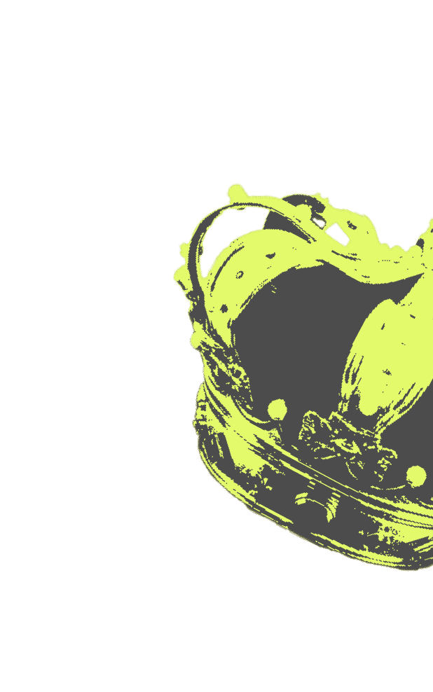 Right crown decoration